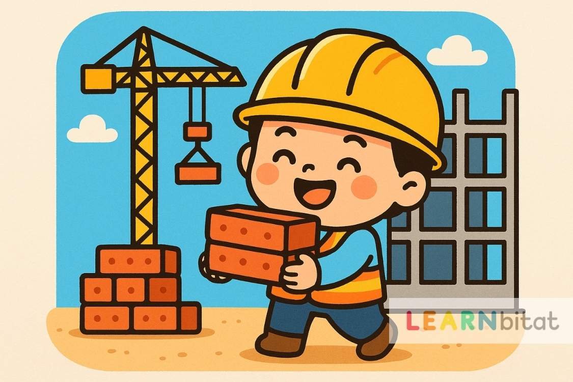 Exercise 098-The Builder at the Construction Site